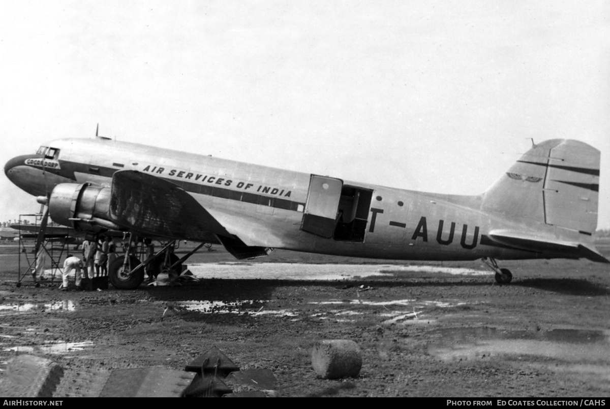 Aircraft Photo of VT-AUU | Douglas C-47A Skytrain | Air Services of India | AirHistory.net #259373