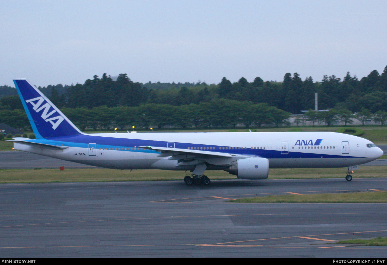 Aircraft Photo of JA707A | Boeing 777-281/ER | All Nippon Airways - ANA | AirHistory.net #259384