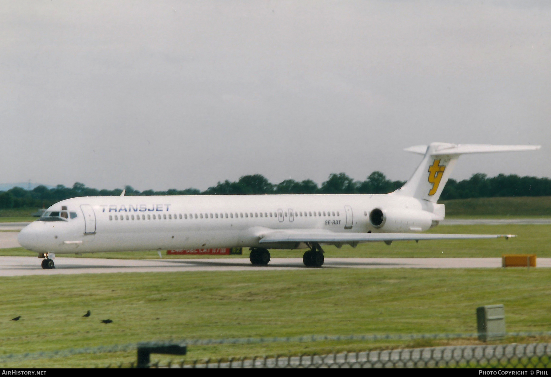 Aircraft Photo of SE-RBT | McDonnell Douglas MD-83 (DC-9-83) | Transjet Airways | AirHistory.net #259388