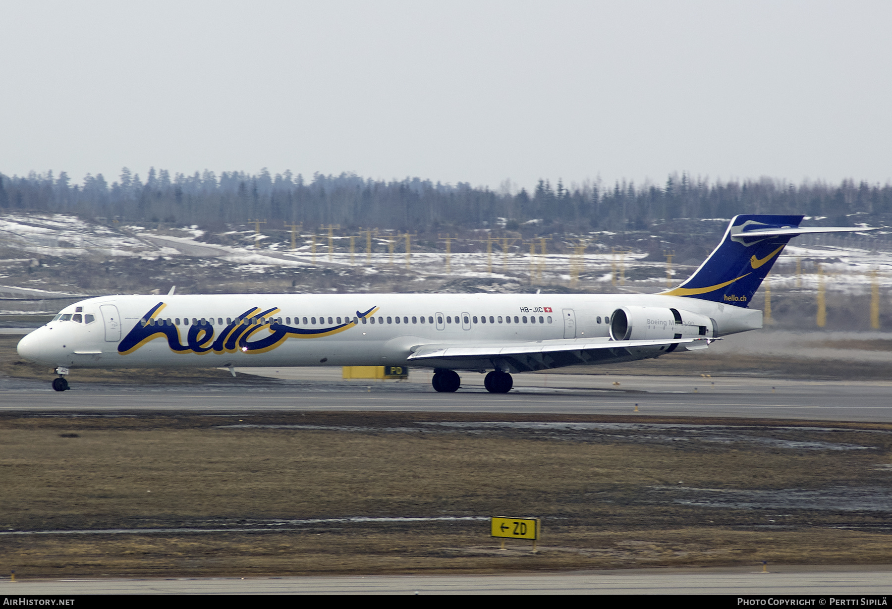Aircraft Photo of HB-JIC | McDonnell Douglas MD-90-30 | Hello | AirHistory.net #259409