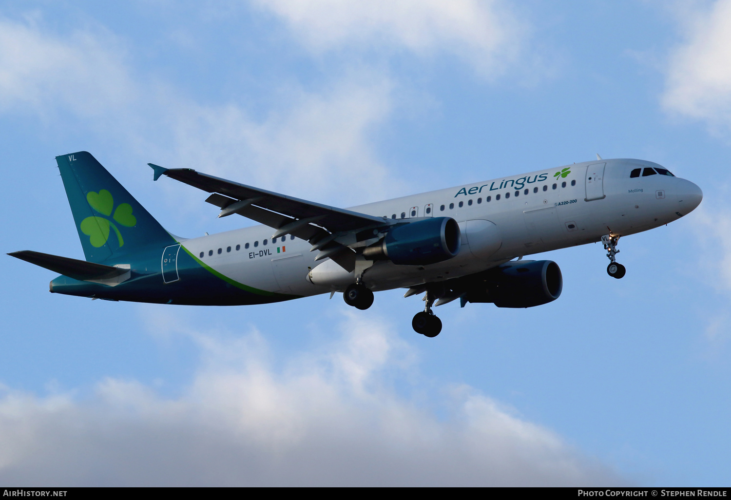 Aircraft Photo of EI-DVL | Airbus A320-214 | Aer Lingus | AirHistory.net #259423