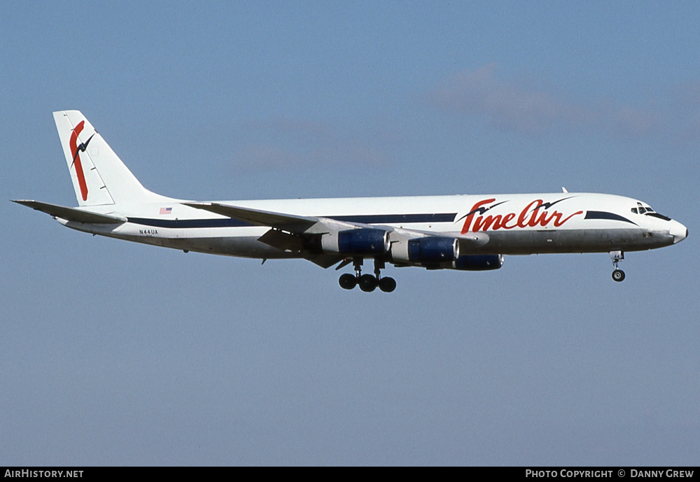 Aircraft Photo of N44UA | Douglas DC-8-54F | Fine Air | AirHistory.net #259429