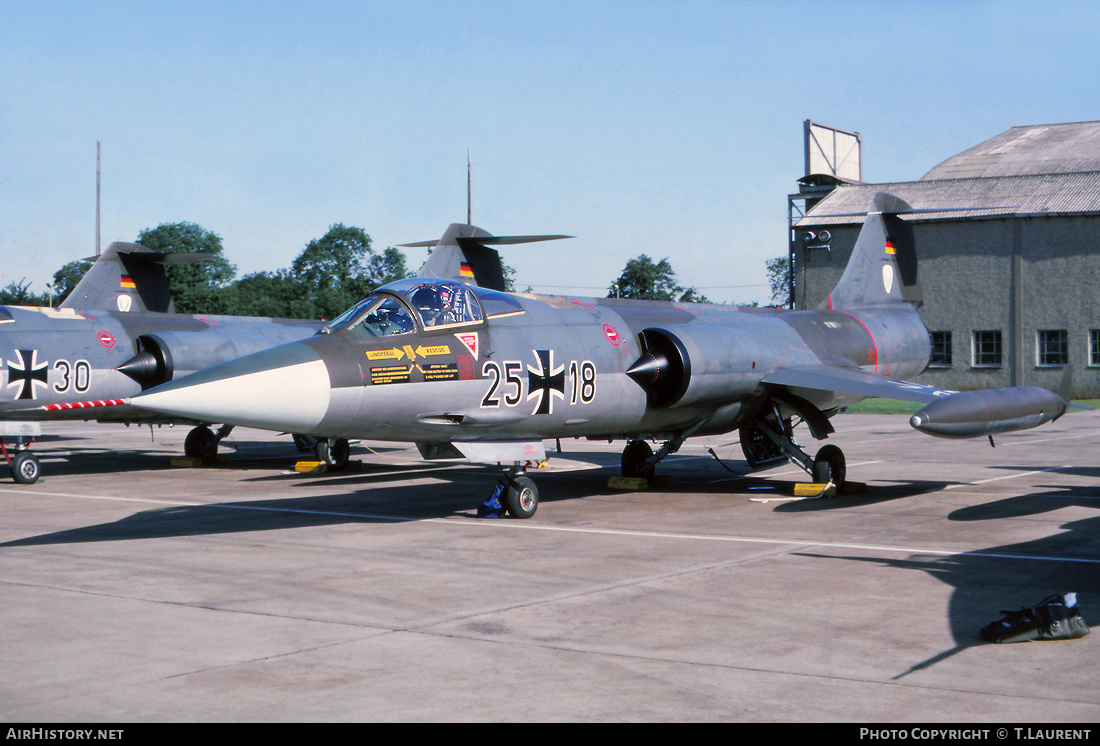 Aircraft Photo of 2518 | Lockheed F-104G Starfighter | Germany - Air Force | AirHistory.net #259449