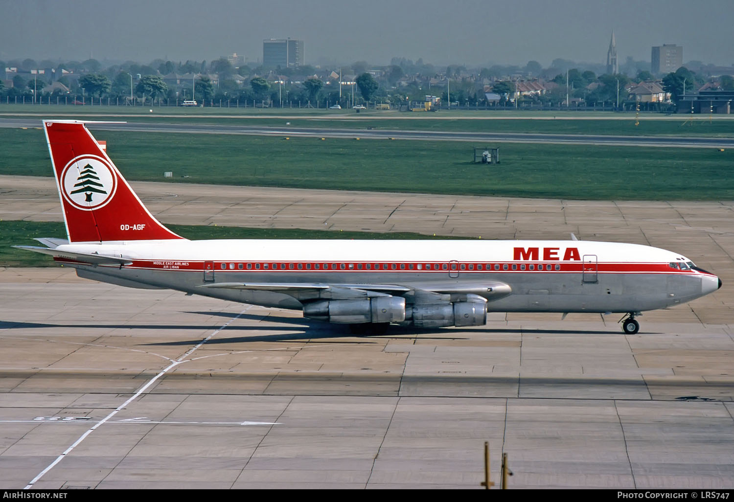 Aircraft Photo of OD-AGF | Boeing 720-047B | MEA - Middle East Airlines | AirHistory.net #259453