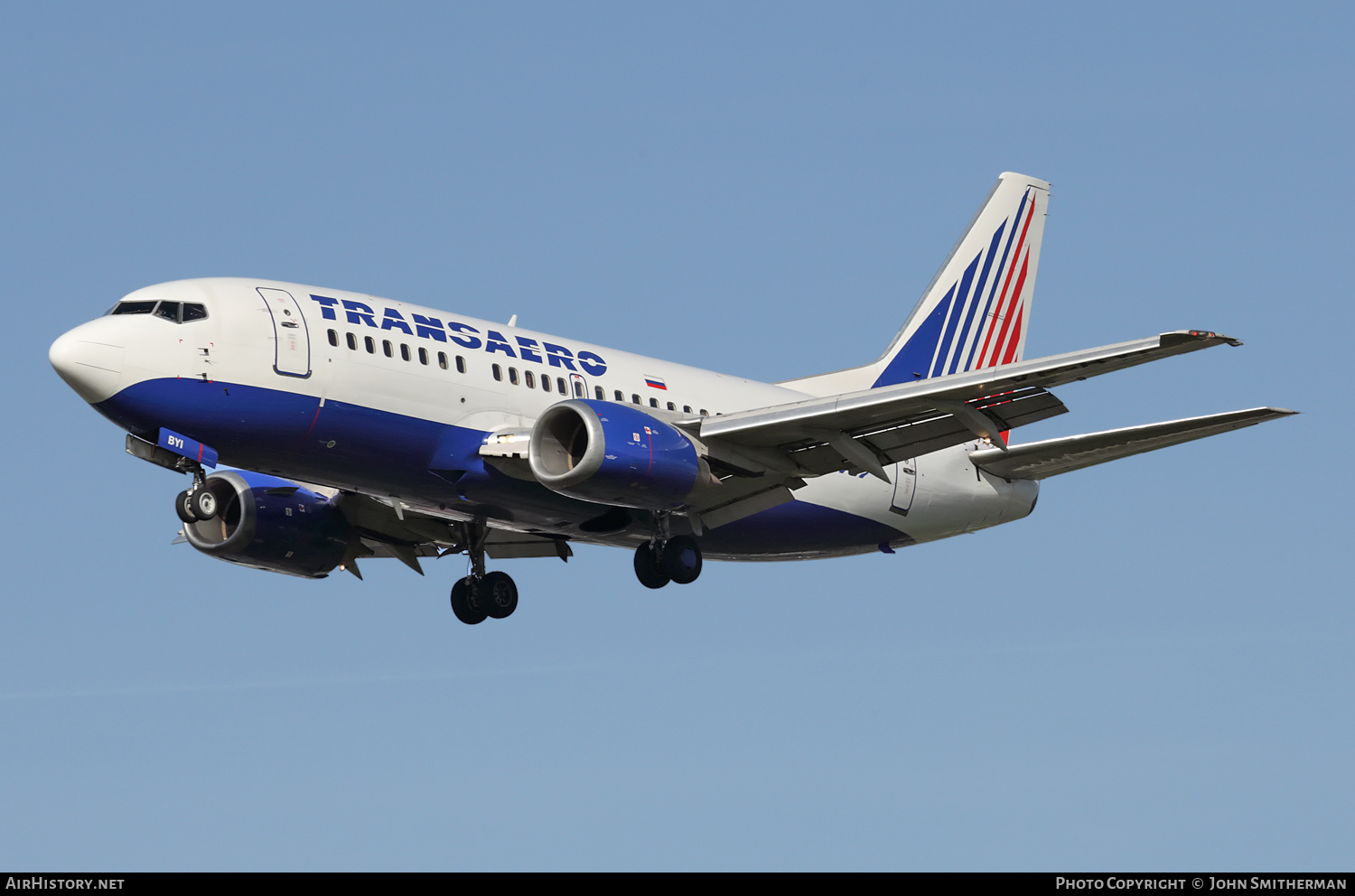 Aircraft Photo of VP-BYI | Boeing 737-524 | Transaero Airlines | AirHistory.net #259459