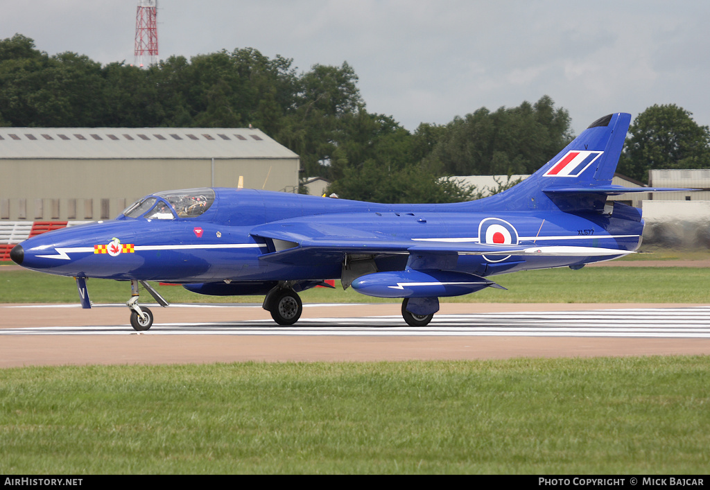 Aircraft Photo of G-BXKF / XL577 | Hawker Hunter T7 | UK - Air Force | AirHistory.net #259500