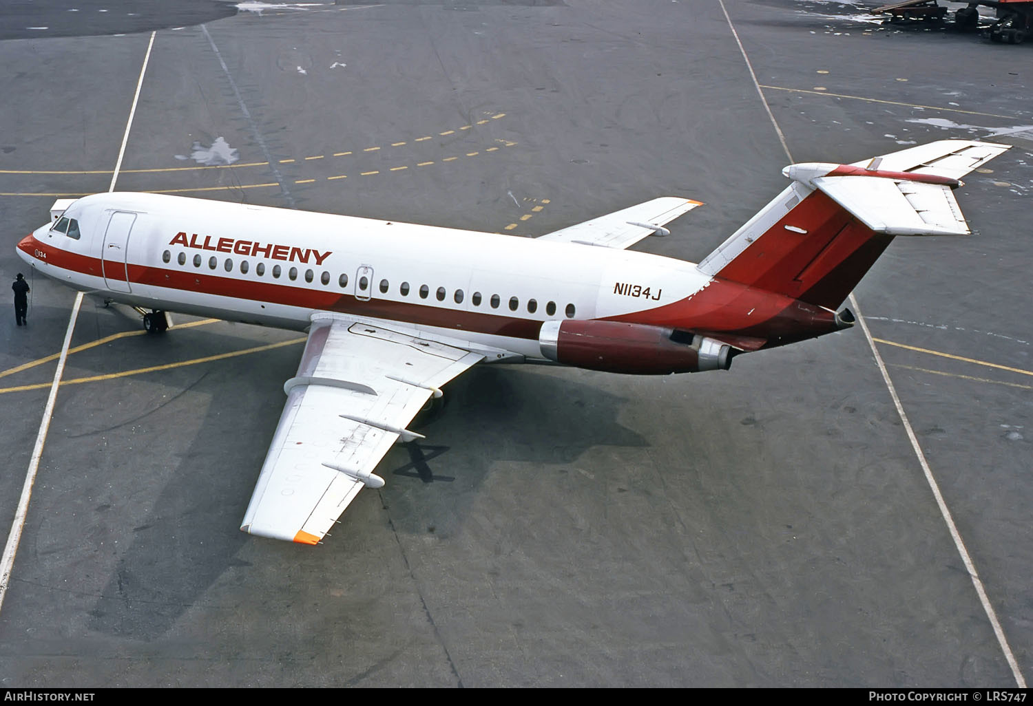 Aircraft Photo of N1134J | BAC 111-203AE One-Eleven | Allegheny Airlines | AirHistory.net #259503