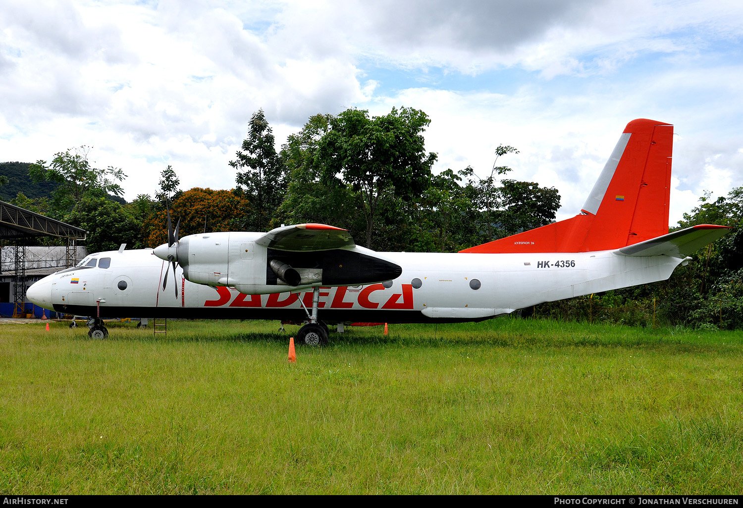 Aircraft Photo of HK-4356 | Antonov An-26-100 | SADELCA - Sociedad Aérea del Caqueta | AirHistory.net #259510