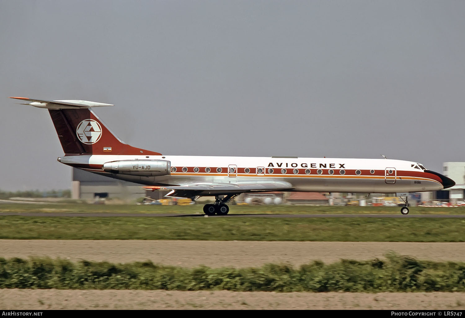 Aircraft Photo of YU-AJD | Tupolev Tu-134A | Aviogenex | AirHistory.net #259532