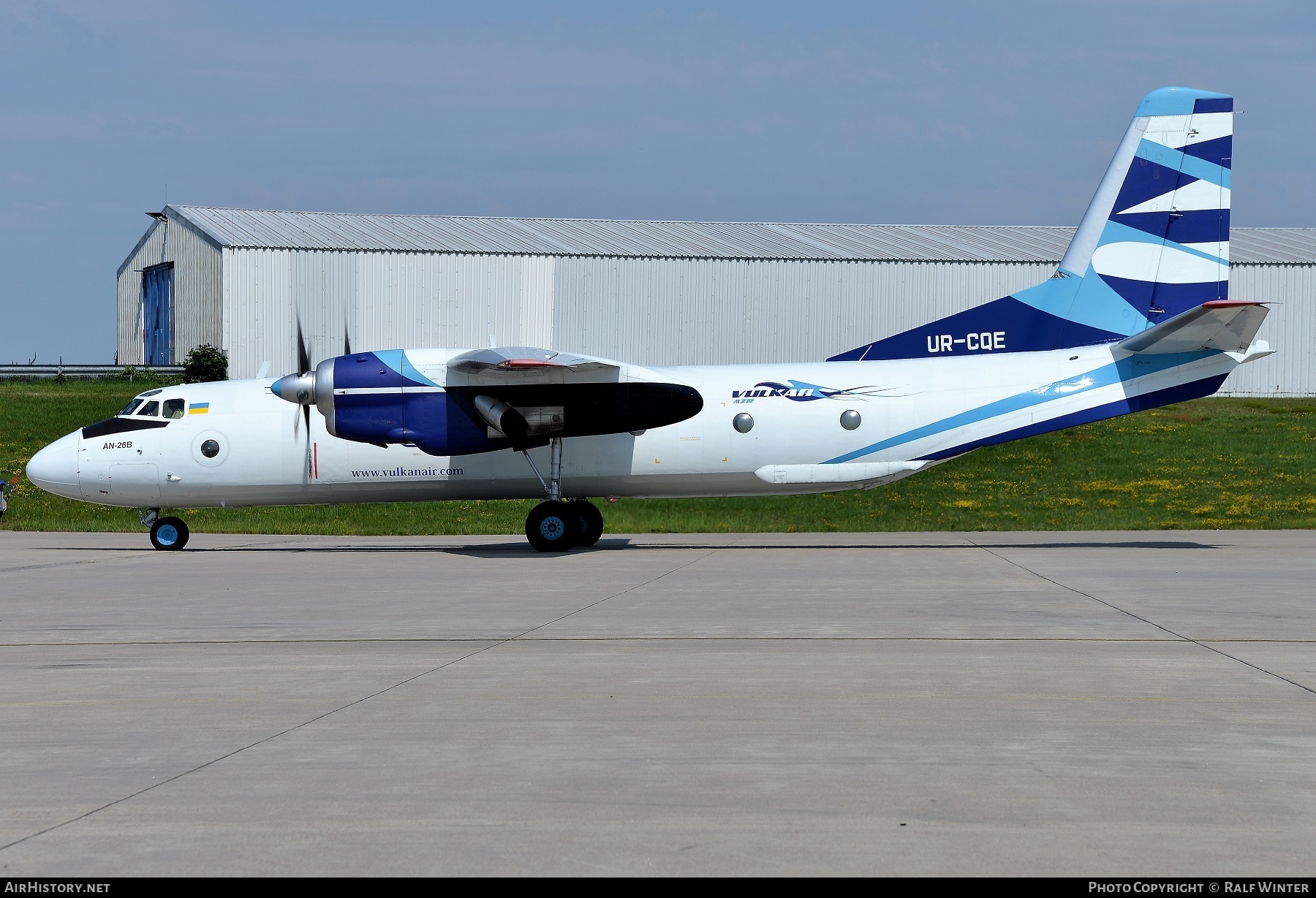 Aircraft Photo of UR-CQE | Antonov An-26B | Vulkan Air | AirHistory.net #259537