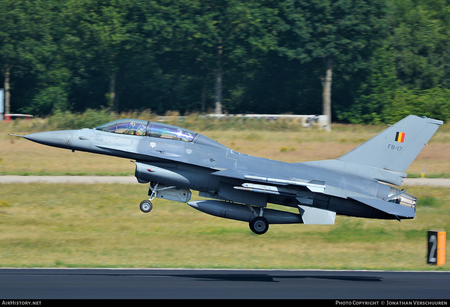 Aircraft Photo of FB17 | General Dynamics F-16BM Fighting Falcon | Belgium - Air Force | AirHistory.net #259543