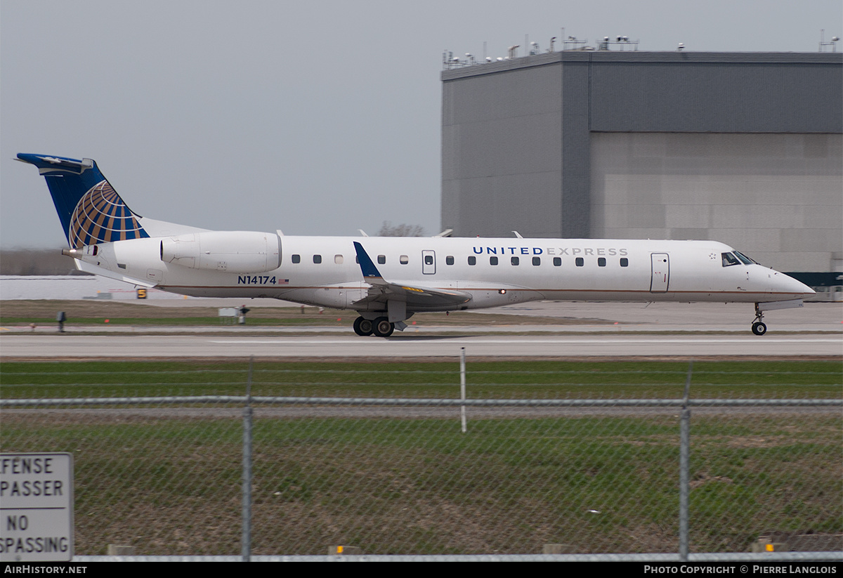 Aircraft Photo of N14174 | Embraer ERJ-145XR (EMB-145XR) | United Express | AirHistory.net #259556