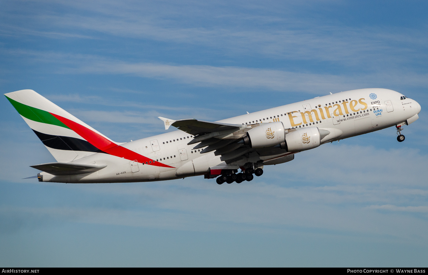 Aircraft Photo of A6-EEK | Airbus A380-861 | Emirates | AirHistory.net #259595