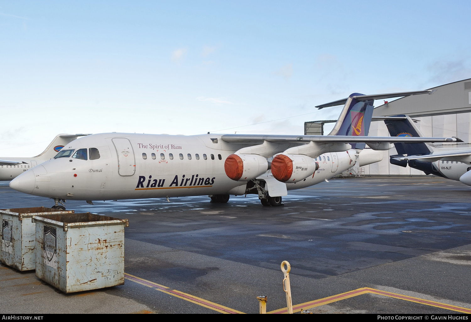 Aircraft Photo of PK-RAY | BAE Systems Avro 146-RJ100 | Riau Airlines | AirHistory.net #259597