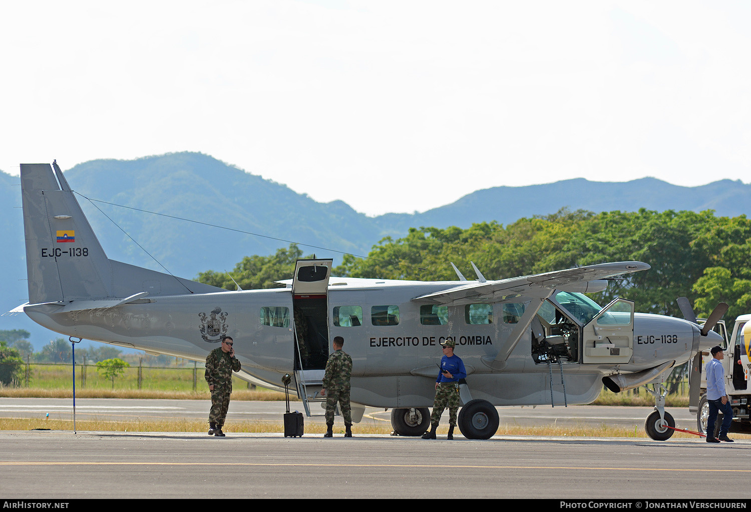 Aircraft Photo of EJC1138 | Cessna 208B Grand Caravan EX | Colombia - Army | AirHistory.net #259605