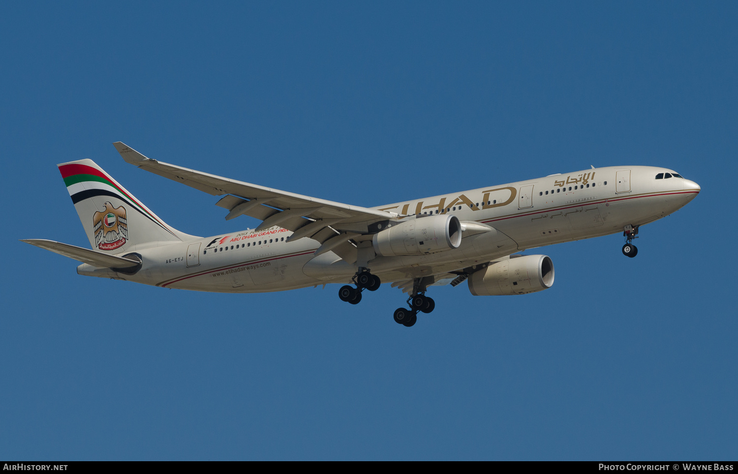 Aircraft Photo of A6-EYJ | Airbus A330-243 | Etihad Airways | AirHistory.net #259606