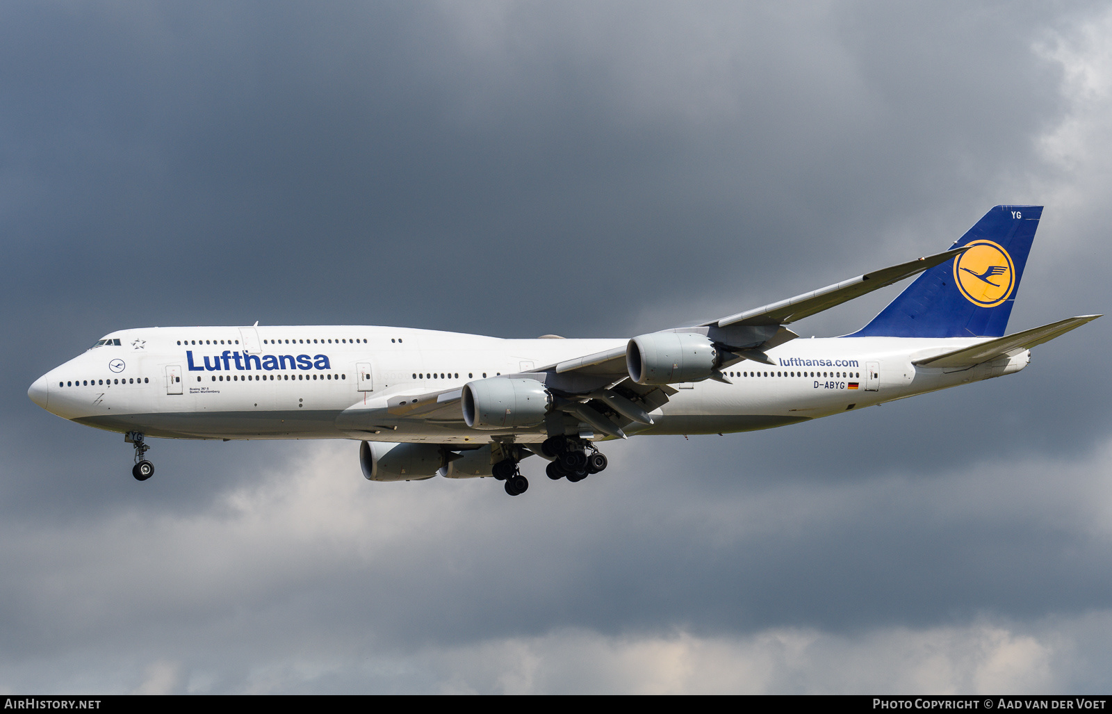 Aircraft Photo of D-ABYG | Boeing 747-830 | Lufthansa | AirHistory.net #259629