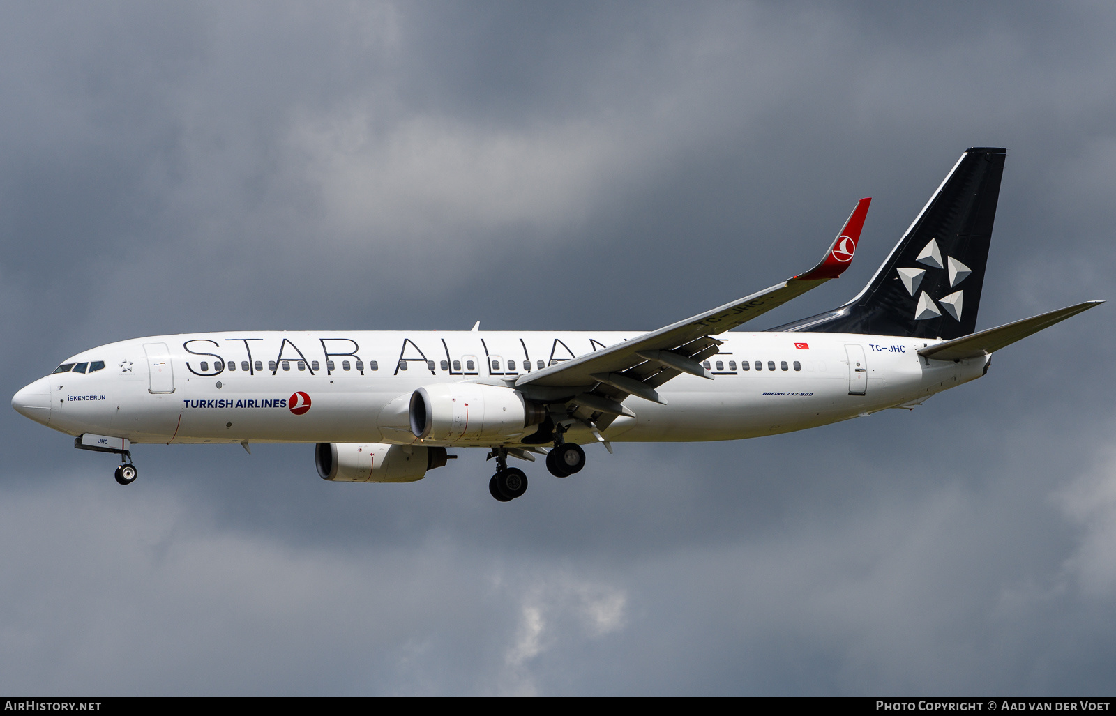 Aircraft Photo of TC-JHC | Boeing 737-8F2 | Turkish Airlines | AirHistory.net #259644