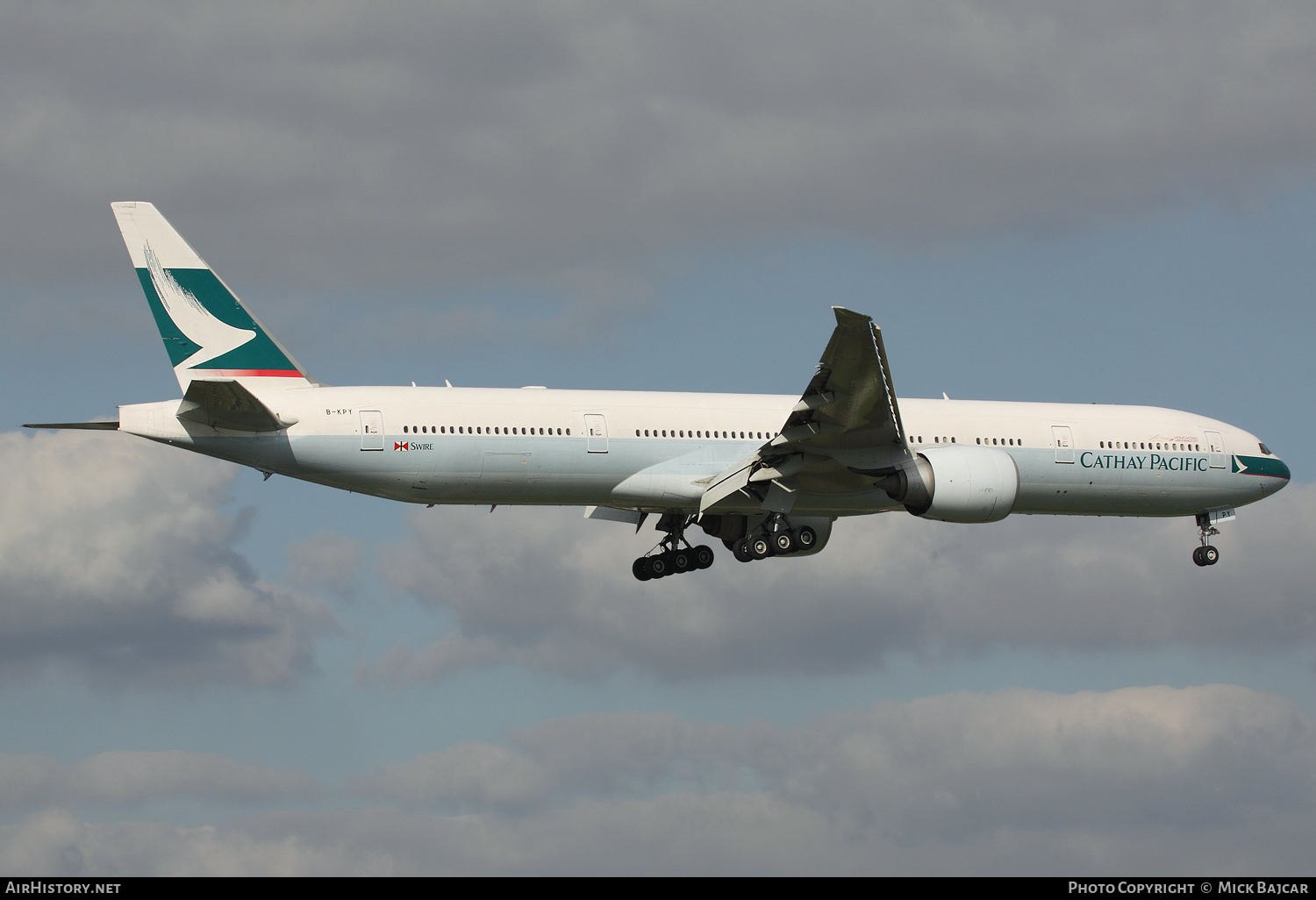 Aircraft Photo of B-KPY | Boeing 777-367/ER | Cathay Pacific Airways | AirHistory.net #259656