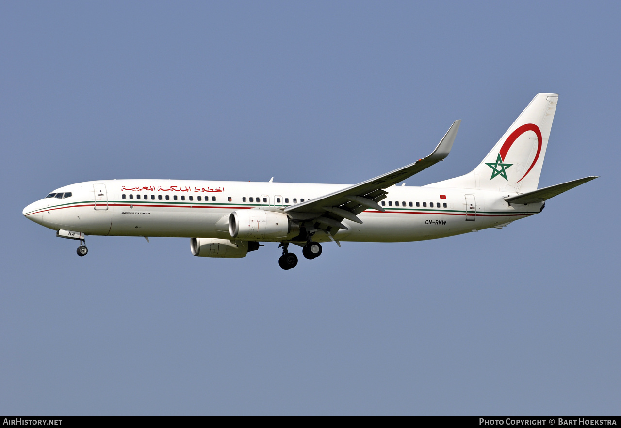Aircraft Photo of CN-RNW | Boeing 737-8B6 | Royal Air Maroc - RAM | AirHistory.net #259665