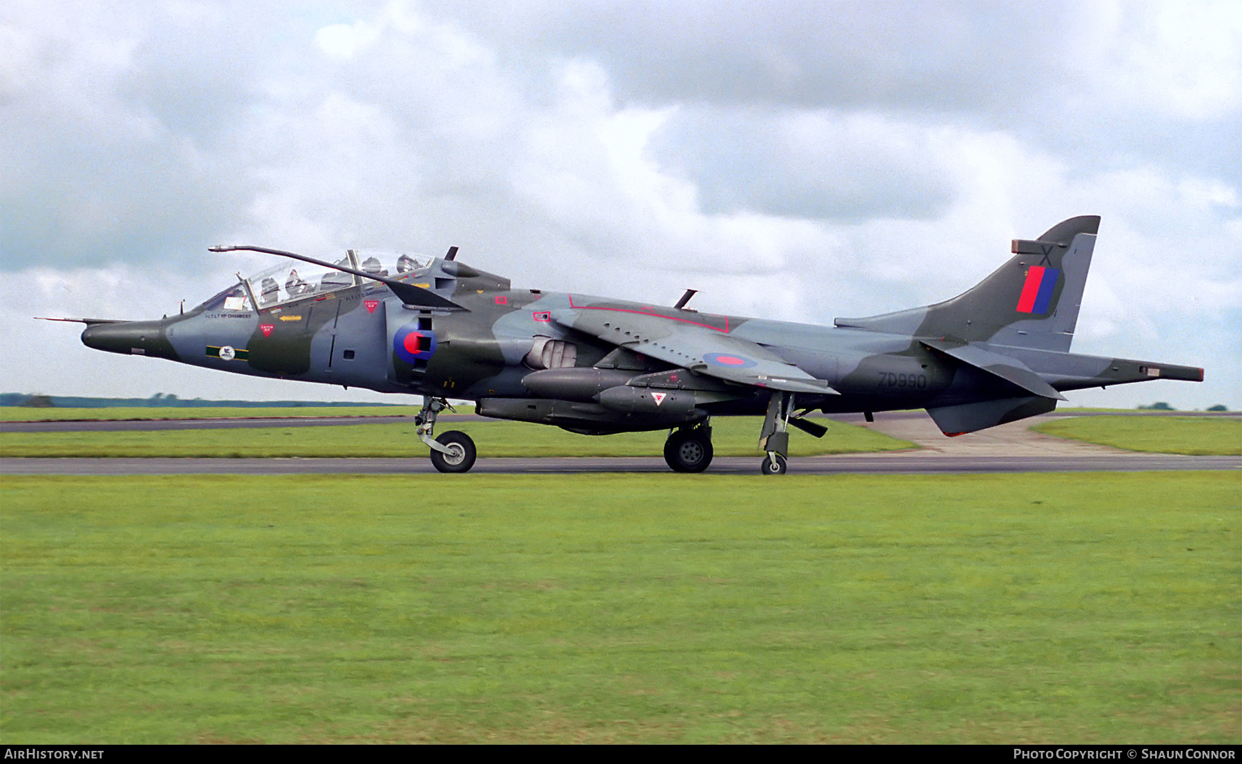 Aircraft Photo of ZD990 | Hawker Siddeley Harrier T4 | UK - Air Force | AirHistory.net #259672