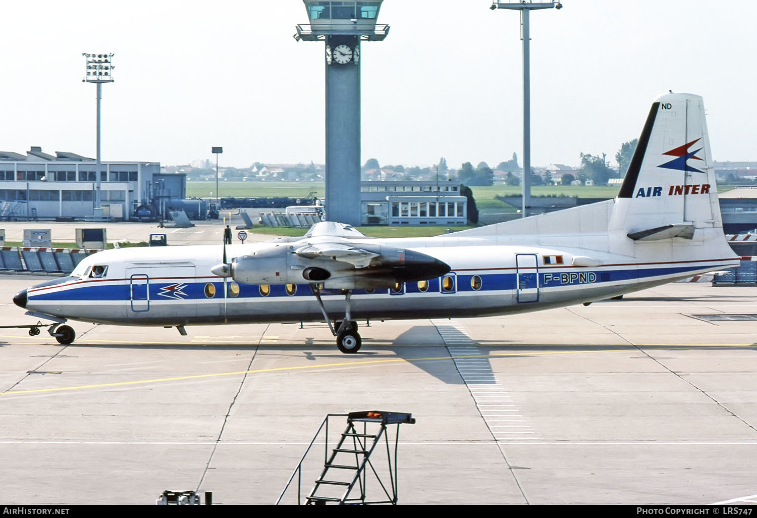 Aircraft Photo of F-BPND | Fokker F27-500 Friendship | Air Inter | AirHistory.net #259688