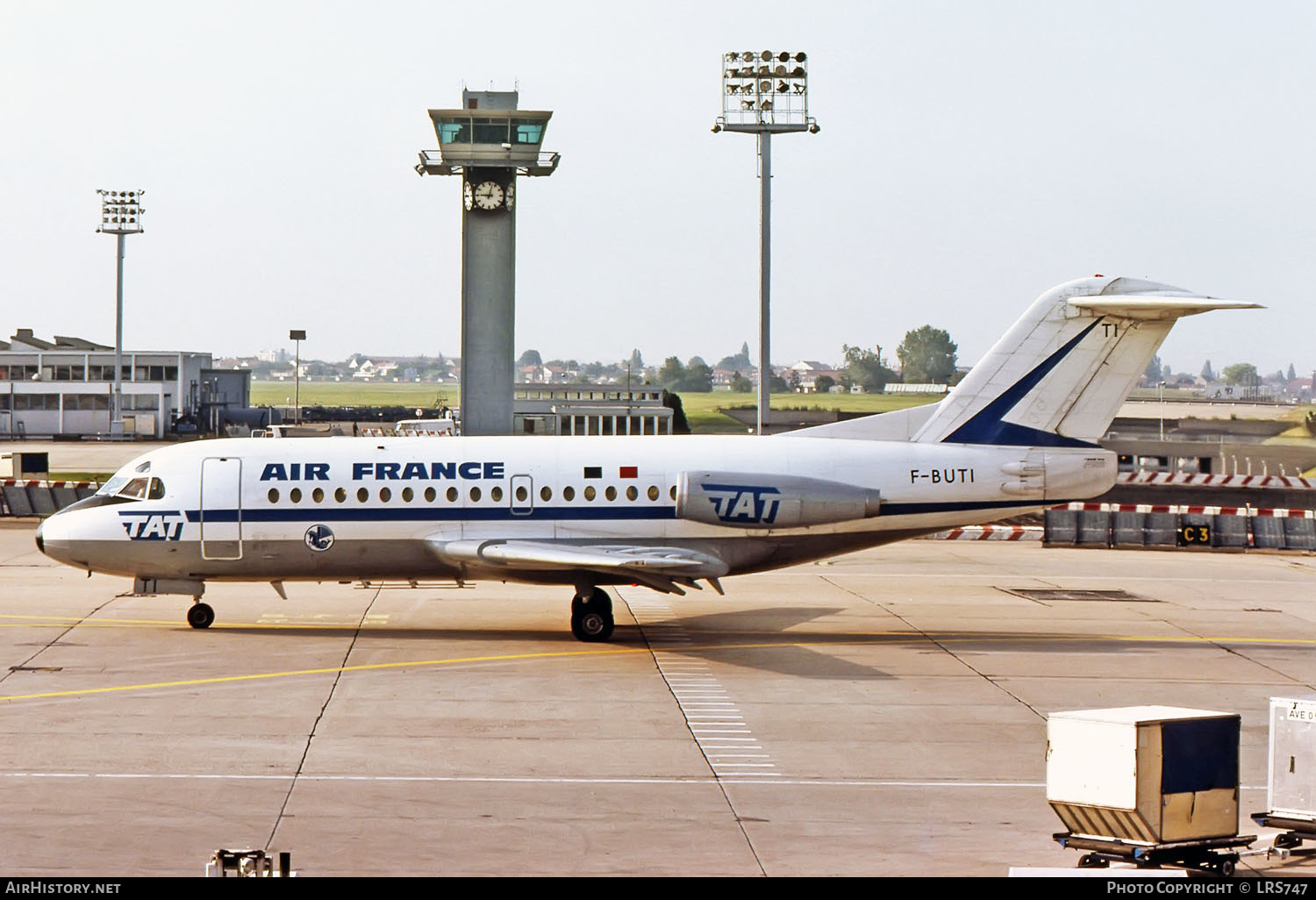 Aircraft Photo of F-BUTI | Fokker F28-1000 Fellowship | Air France | AirHistory.net #259701