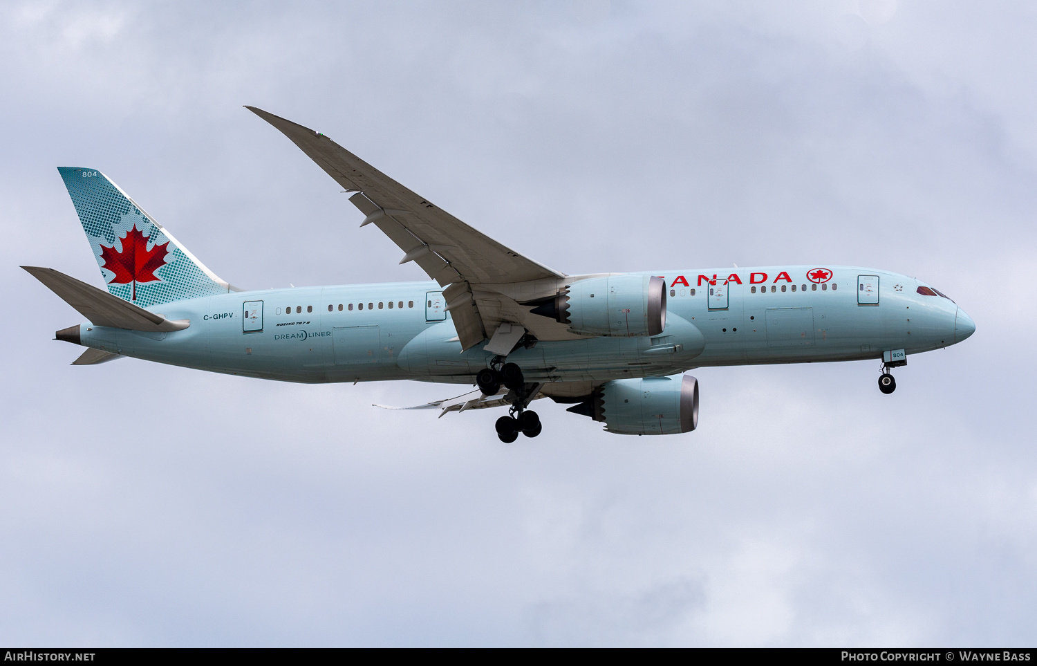Aircraft Photo of C-GHPV | Boeing 787-8 Dreamliner | Air Canada | AirHistory.net #259706