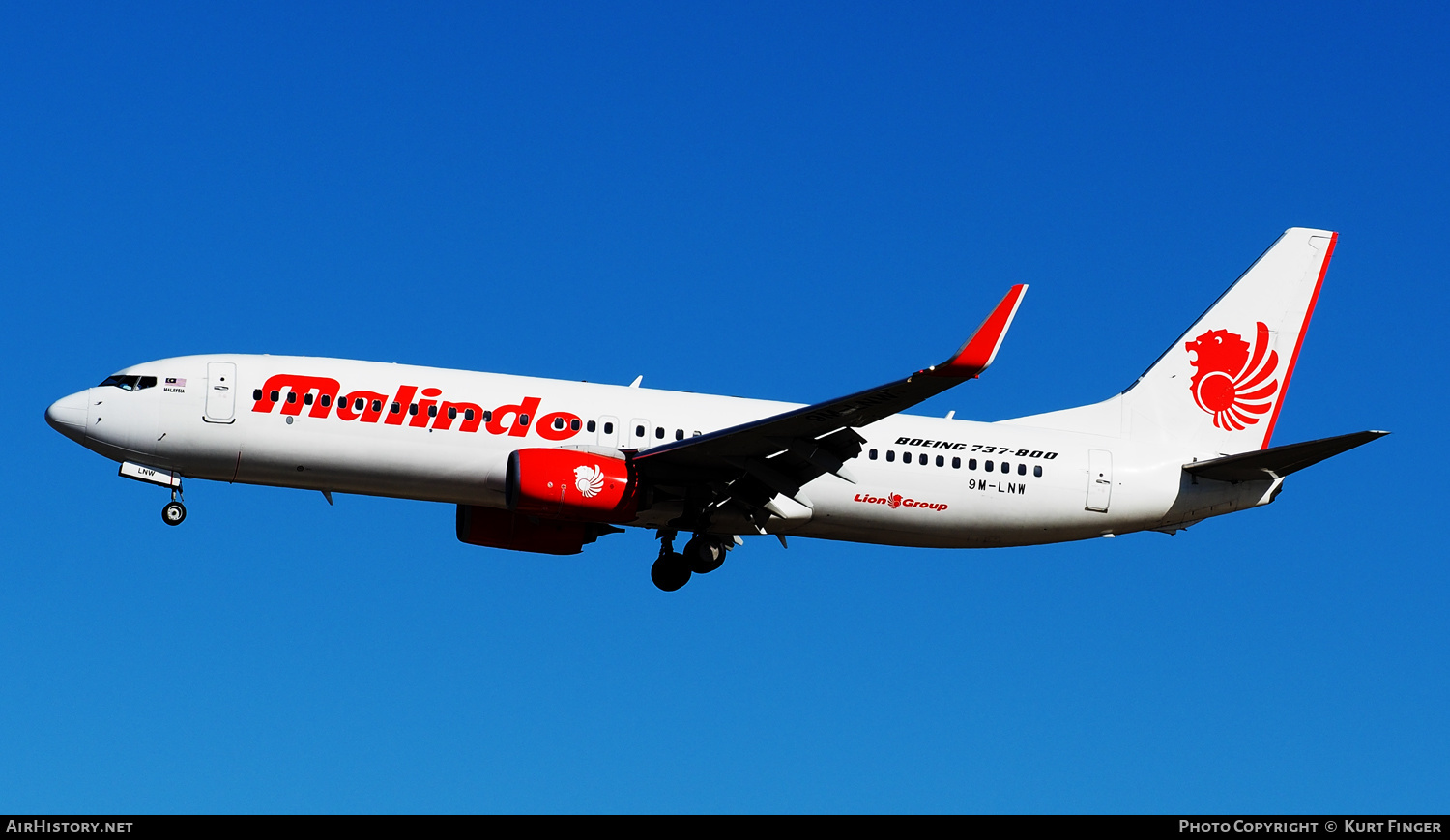 Aircraft Photo of 9M-LNW | Boeing 737-8GP | Malindo Air | AirHistory.net #259724