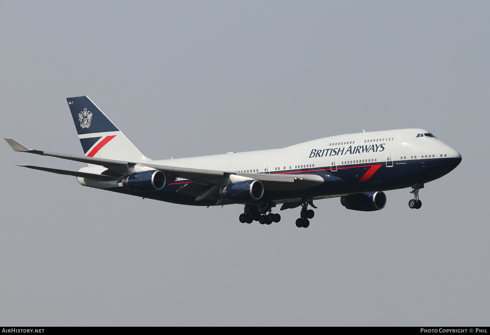 Aircraft Photo of G-BNLY | Boeing 747-436 | British Airways | AirHistory.net #259728