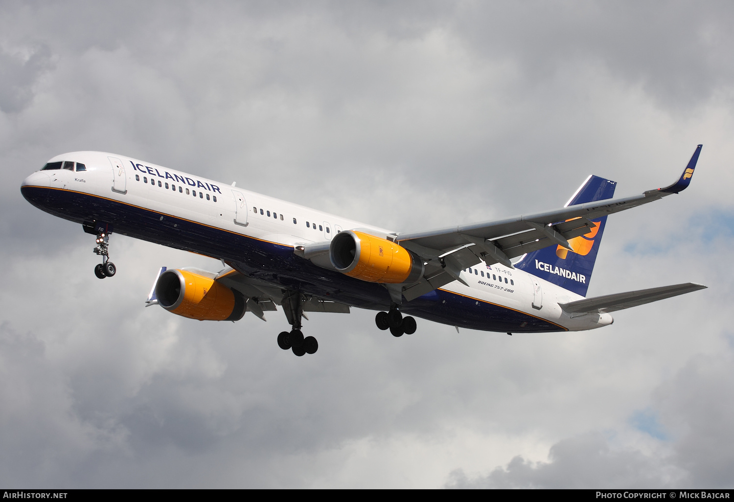 Aircraft Photo of TF-FIO | Boeing 757-208 | Icelandair | AirHistory.net #259732