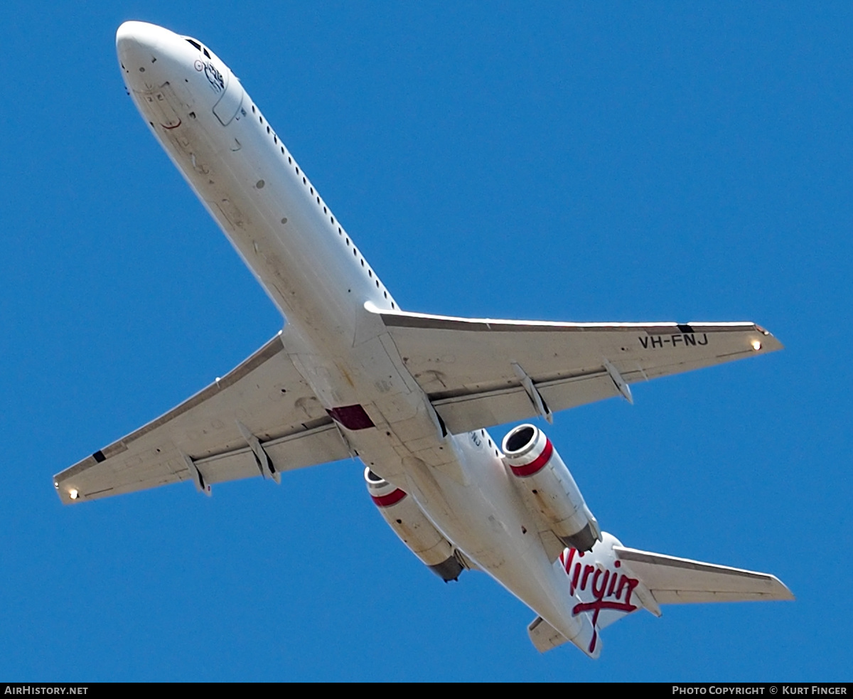 Aircraft Photo of VH-FNJ | Fokker 100 (F28-0100) | Virgin Australia Regional Airlines | AirHistory.net #259759