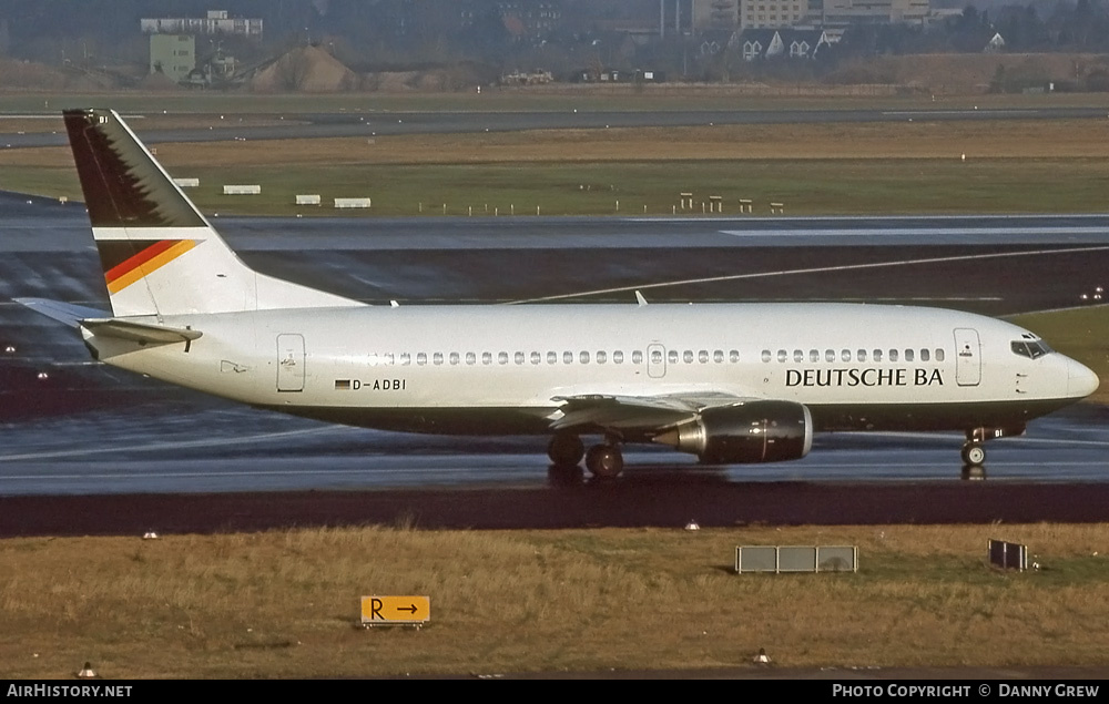 Aircraft Photo of D-ADBI | Boeing 737-3L9 | Deutsche BA | AirHistory.net #259762