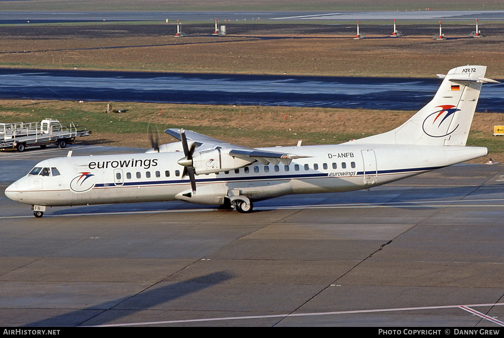 Aircraft Photo of D-ANFB | ATR ATR-72-202 | Eurowings | AirHistory.net #259778