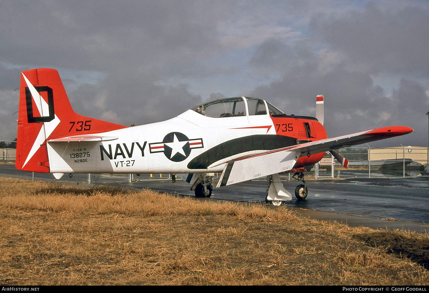 Aircraft Photo of N28DE / 138275 | North American T-28B Trojan | USA - Navy | AirHistory.net #259813