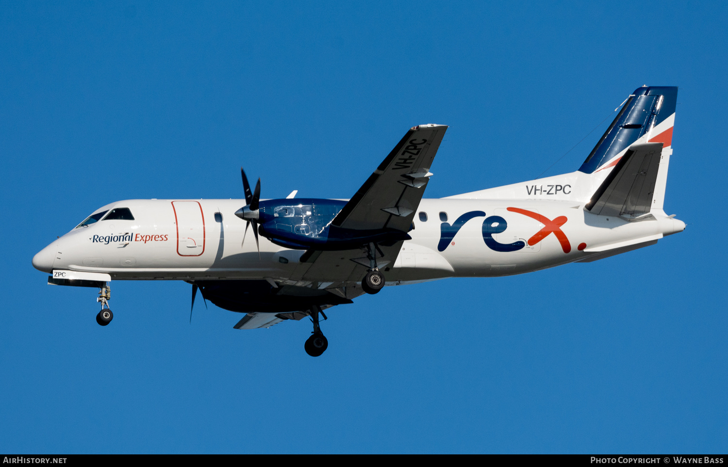 Aircraft Photo of VH-ZPC | Saab 340B | REX - Regional Express | AirHistory.net #259835