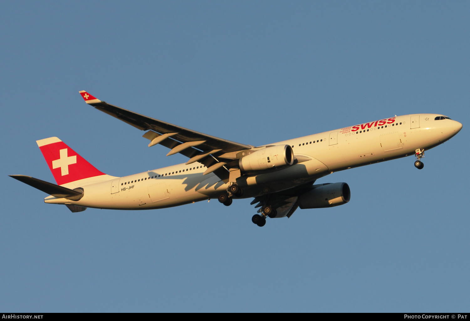 Aircraft Photo of HB-JHF | Airbus A330-343E | Swiss International Air Lines | AirHistory.net #259855