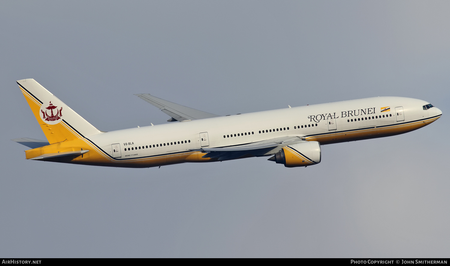 Aircraft Photo of V8-BLA | Boeing 777-212/ER | Royal Brunei Airlines | AirHistory.net #259861