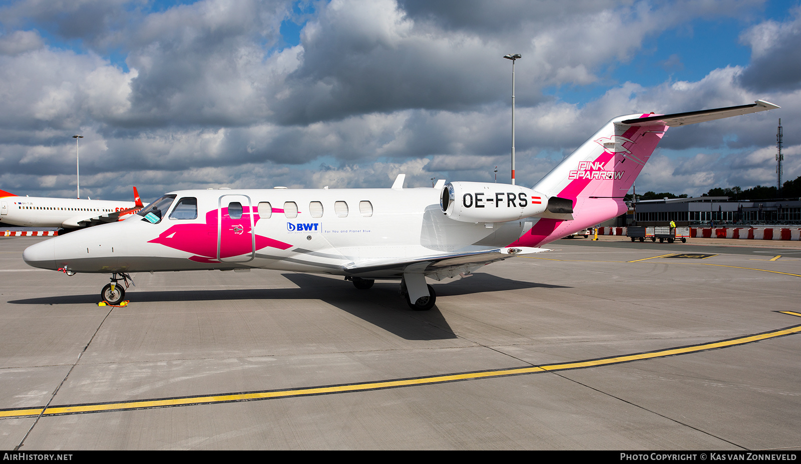Aircraft Photo of OE-FRS | Cessna 525A CitationJet CJ2 | Pink Sparrow | AirHistory.net #259864
