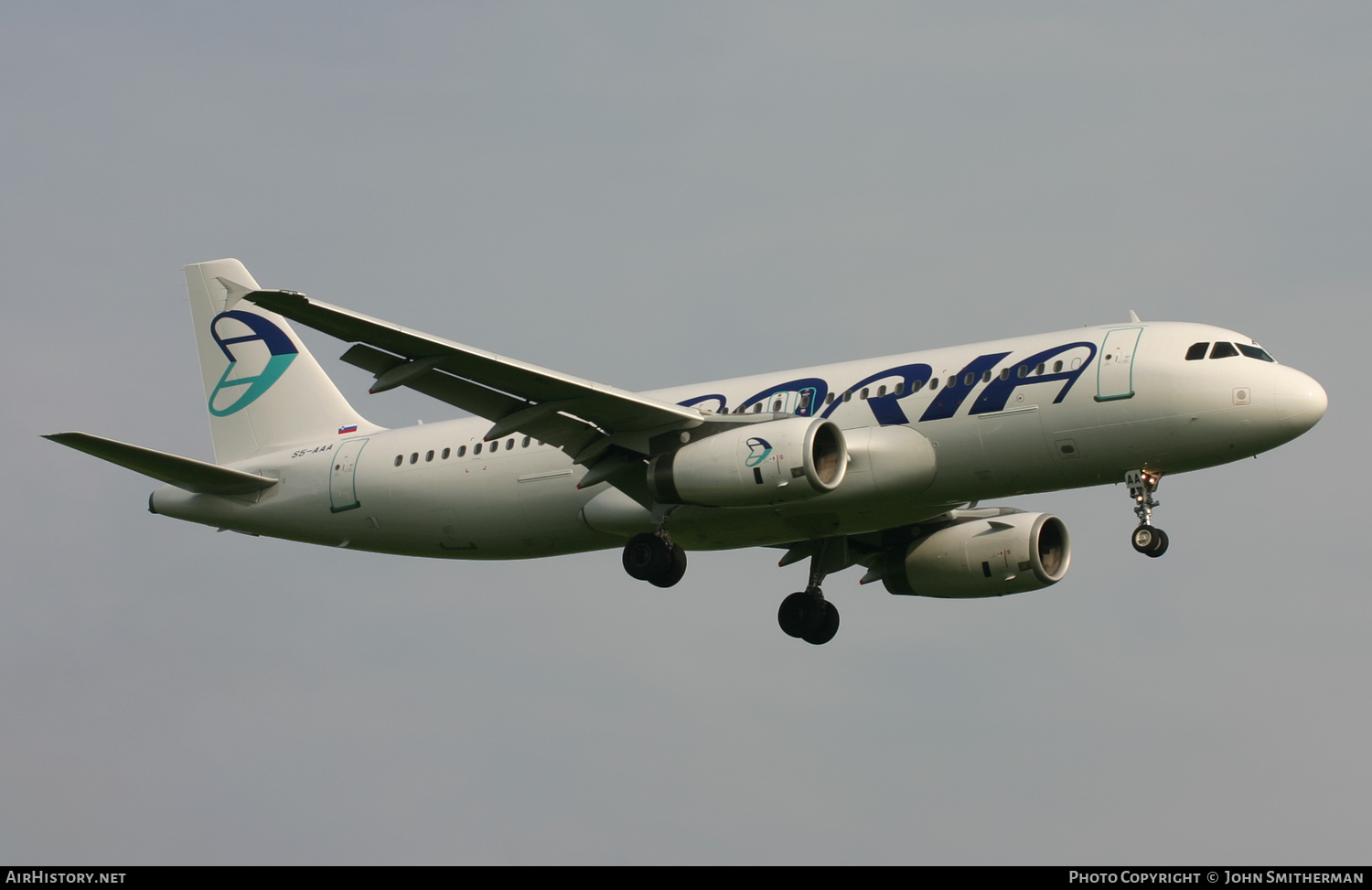 Aircraft Photo of S5-AAA | Airbus A320-231 | Adria Airways | AirHistory.net #259866