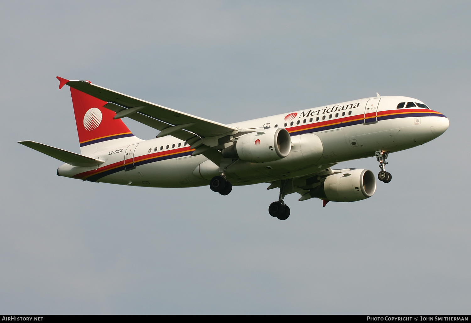 Aircraft Photo of EI-DEZ | Airbus A319-112 | Meridiana | AirHistory.net #259870