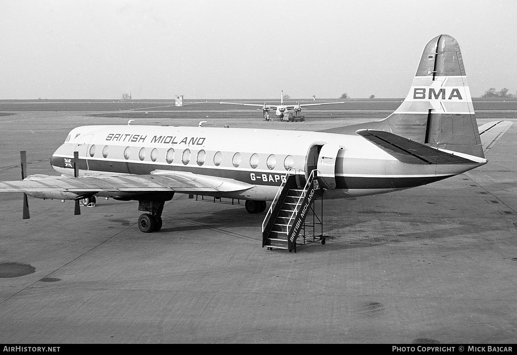Aircraft Photo of G-BAPG | Vickers 814 Viscount | British Midland Airways - BMA | AirHistory.net #259887