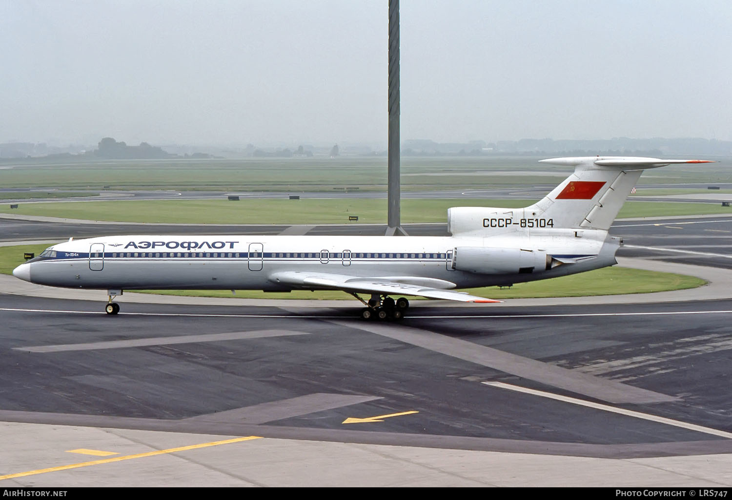 Aircraft Photo of CCCP-85104 | Tupolev Tu-154A | Aeroflot | AirHistory.net #259906