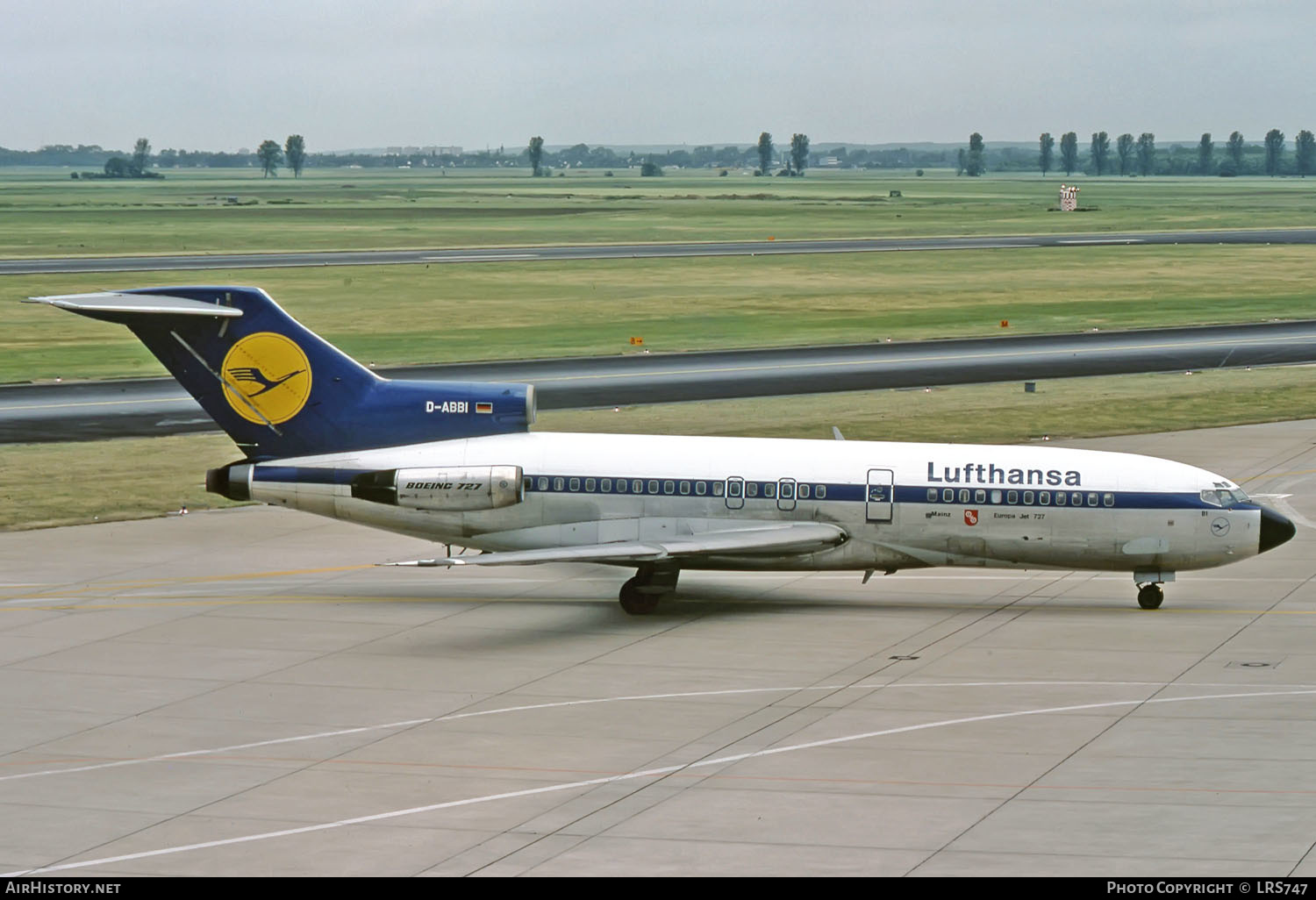 Aircraft Photo of D-ABBI | Boeing 727-30C | Lufthansa | AirHistory.net #259908