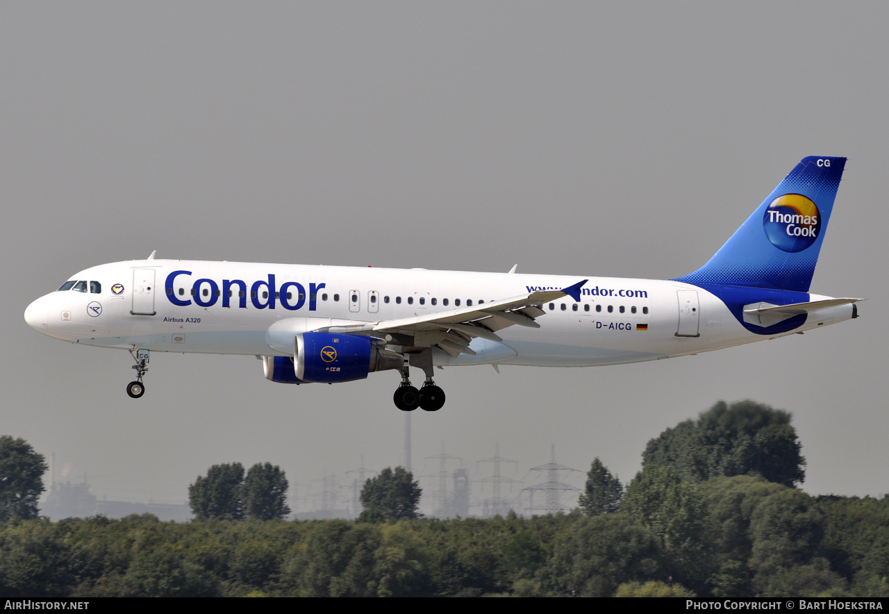 Aircraft Photo of D-AICG | Airbus A320-212 | Condor Flugdienst | AirHistory.net #259909