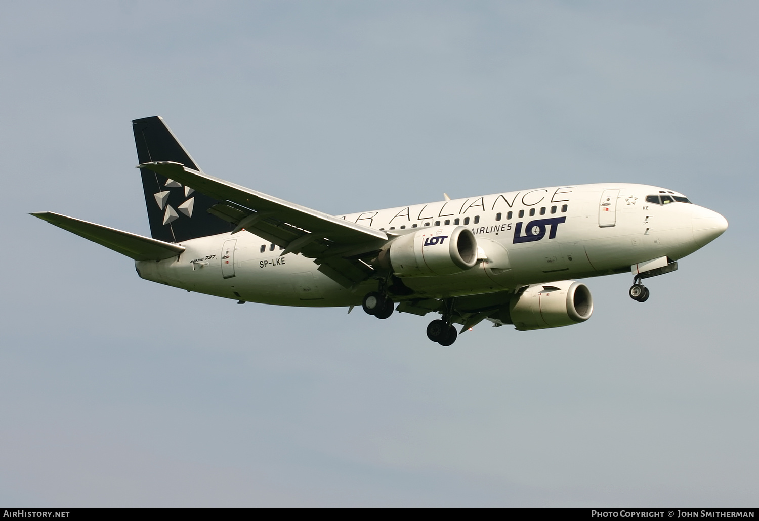Aircraft Photo of SP-LKE | Boeing 737-55D | LOT Polish Airlines - Polskie Linie Lotnicze | AirHistory.net #259933