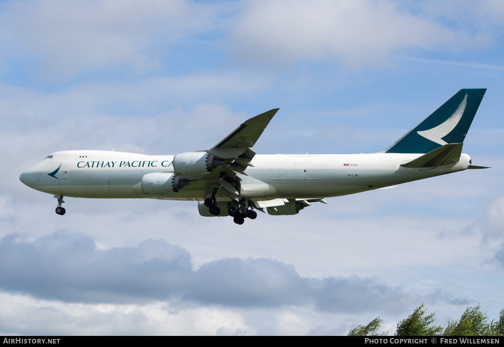 Aircraft Photo of B-LJN | Boeing 747-867F/SCD | Cathay Pacific Airways Cargo | AirHistory.net #259938