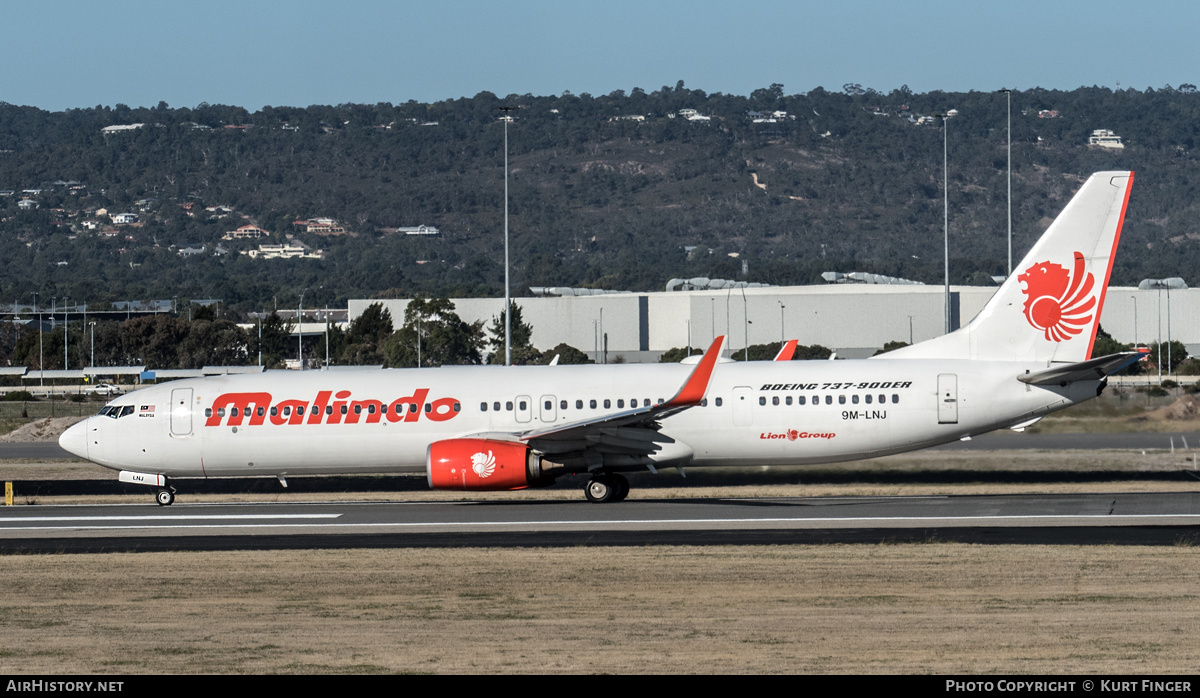 Aircraft Photo of 9M-LNJ | Boeing 737-9GP/ER | Malindo Air | AirHistory.net #259943