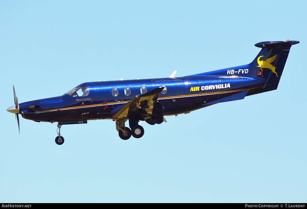 Aircraft Photo of HB-FVD | Pilatus PC-12NG (PC-12/47E) | Air Corviglia | AirHistory.net #259946