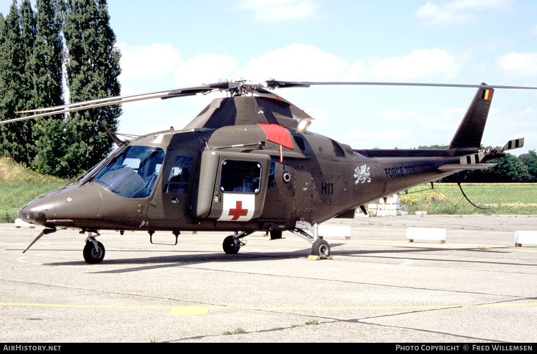 Aircraft Photo of H11 | Agusta A-109HO (A-109BA) | Belgium - Army | AirHistory.net #259955